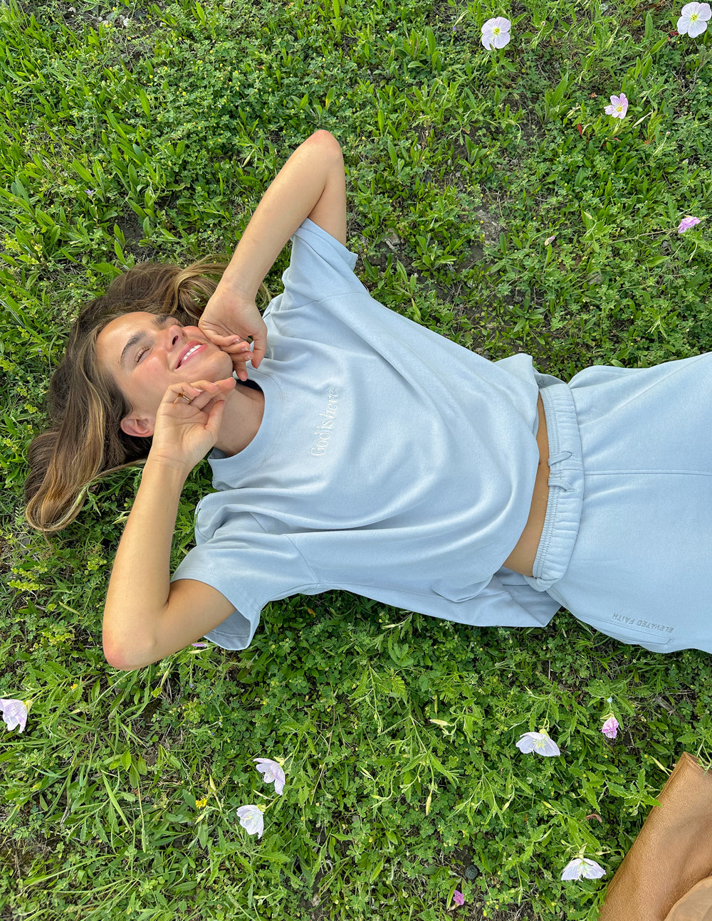 Elevated Faith God Is Here Unisex Tee