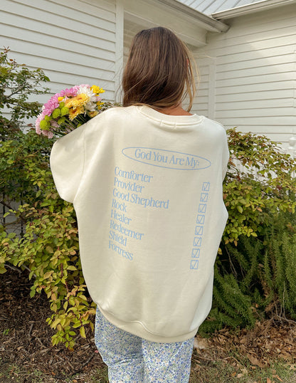 Elevated Faith God Is My Everything Unisex Crewneck