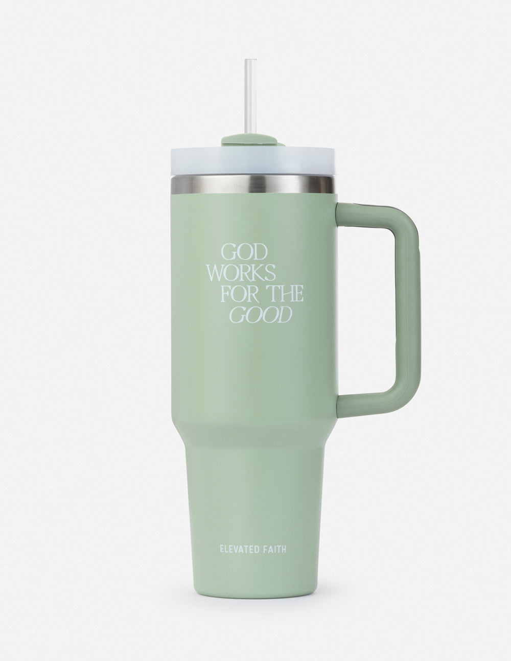 Elevated Faith God Works for the Good 40 oz Tumbler