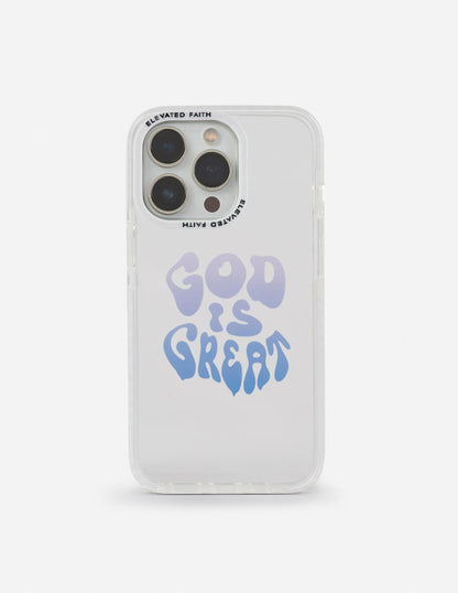 Elevated Faith God is Great Phone Case