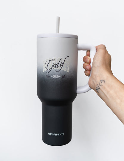 Elevated Faith God of Miracles 40 oz Ascend Tumbler