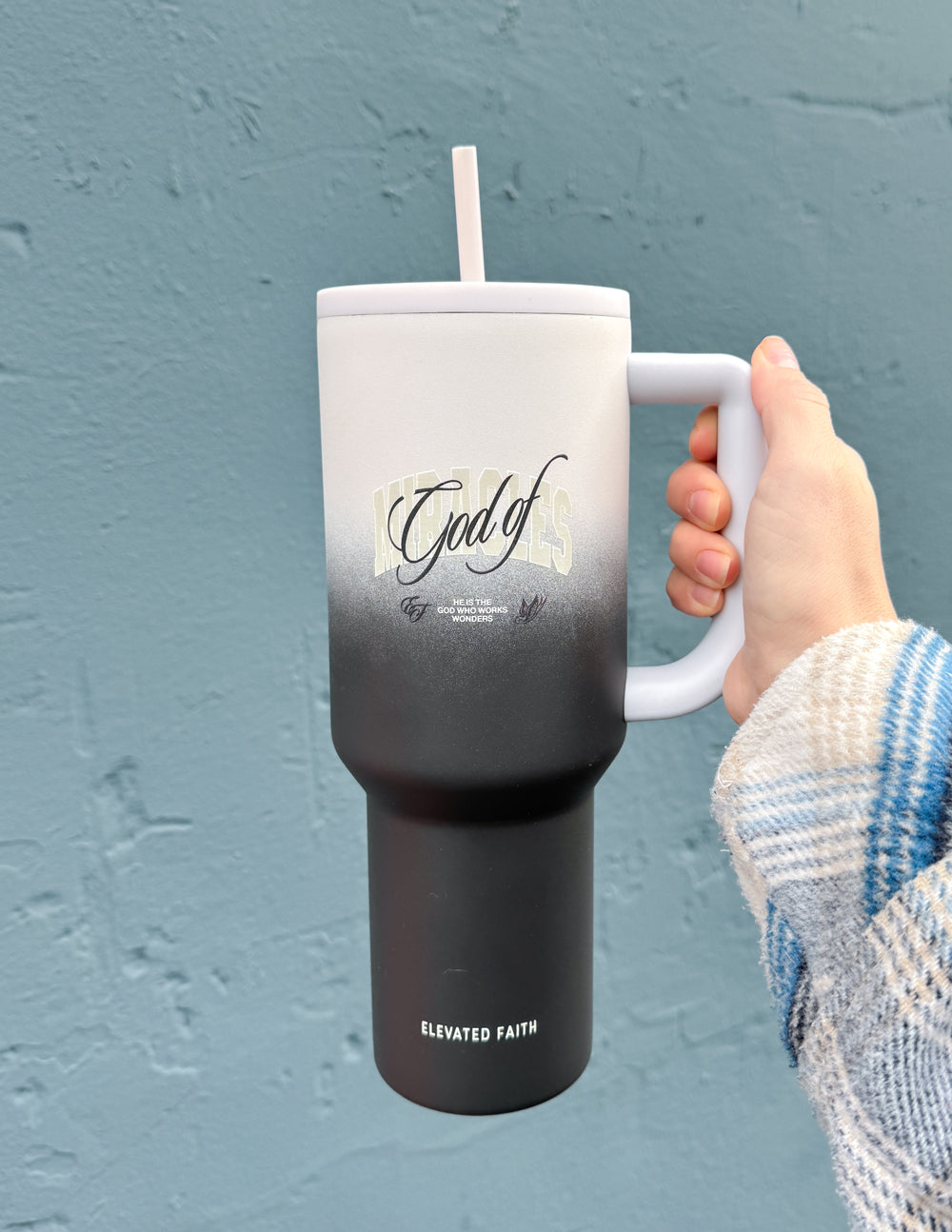 Elevated Faith God of Miracles 40 oz Ascend Tumbler