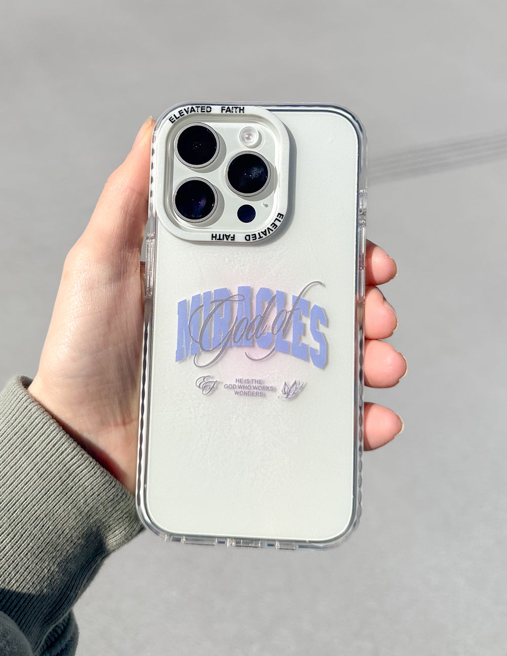 Elevated Faith God of Miracles Phone Case