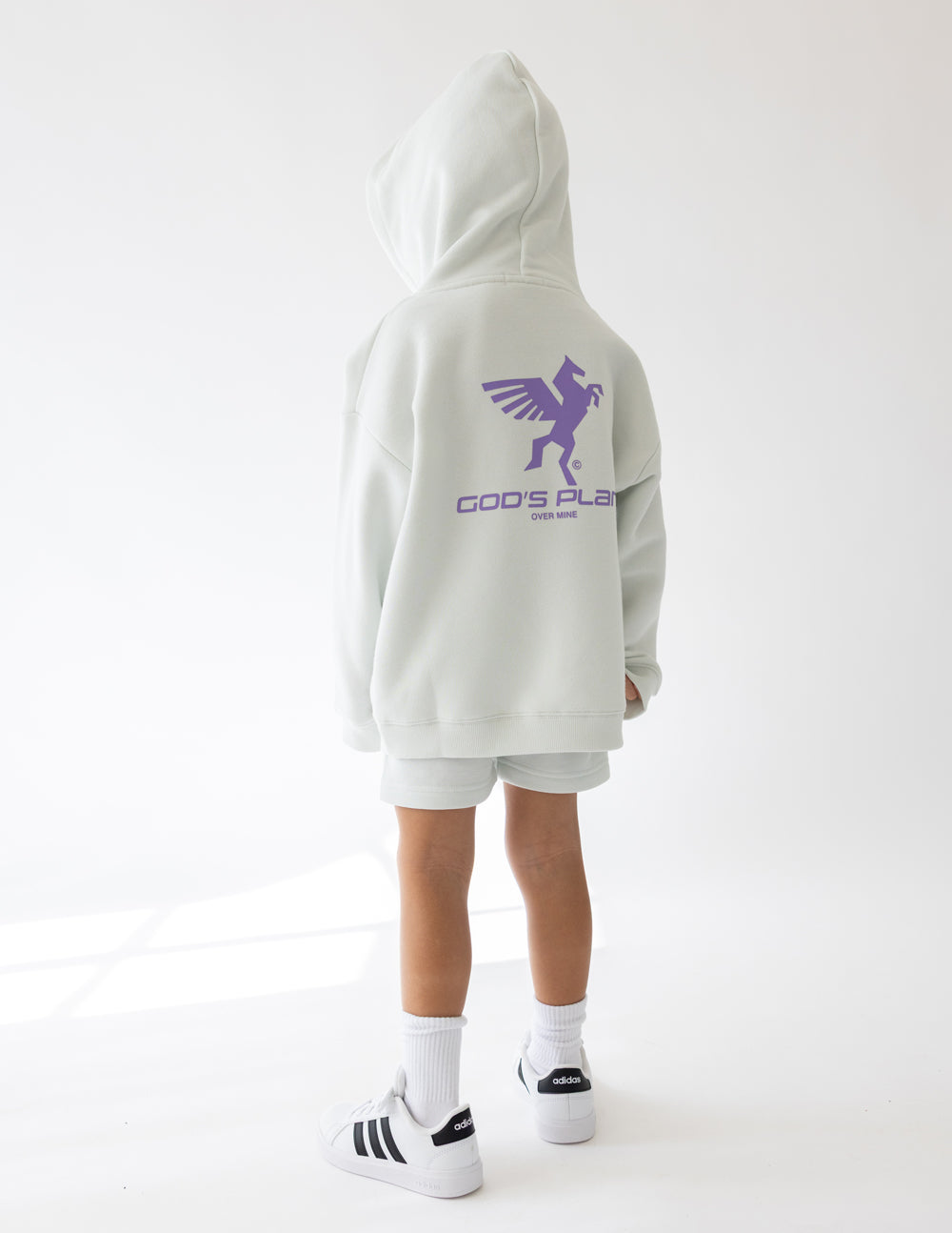 Elevated Faith God's Plan Racing Kids Hoodie