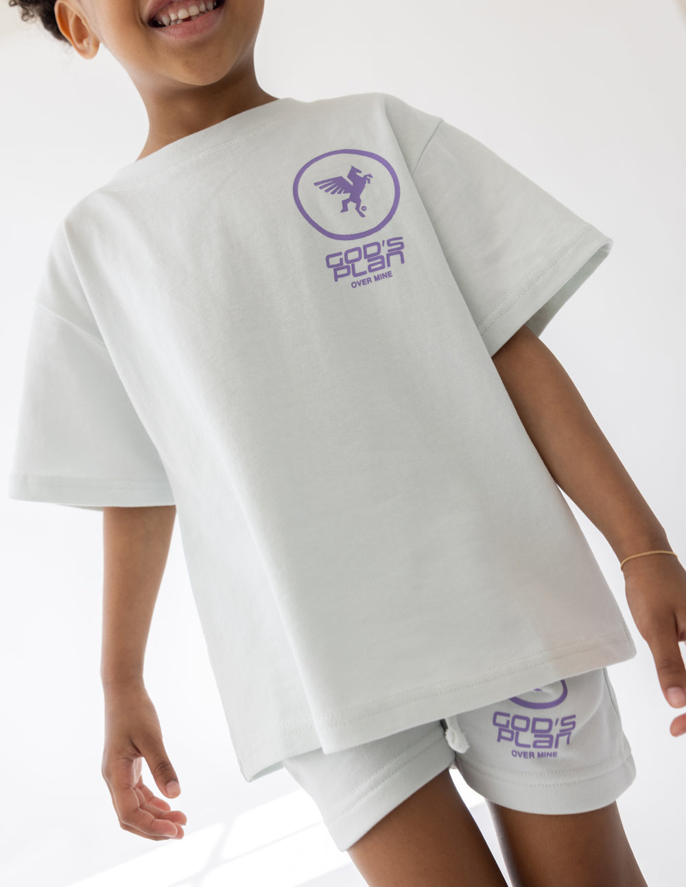 Elevated Faith God's Plan Racing Kids Tee