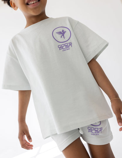 Elevated Faith God's Plan Racing Kids Tee