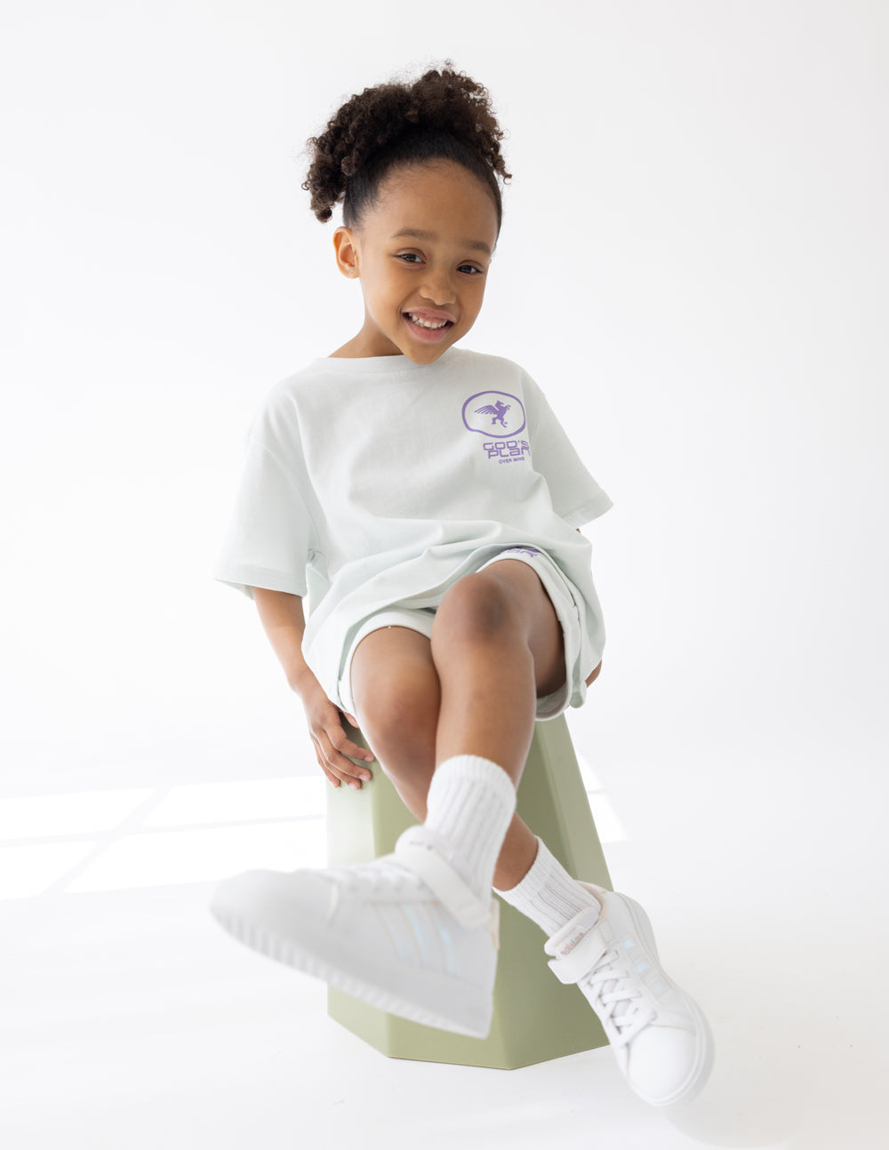 Elevated Faith God's Plan Racing Kids Tee