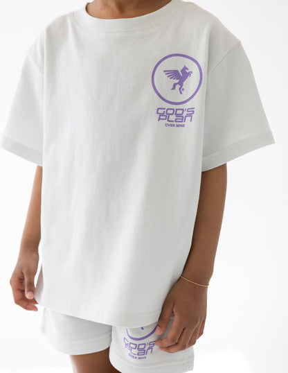 Elevated Faith God's Plan Racing Kids Tee