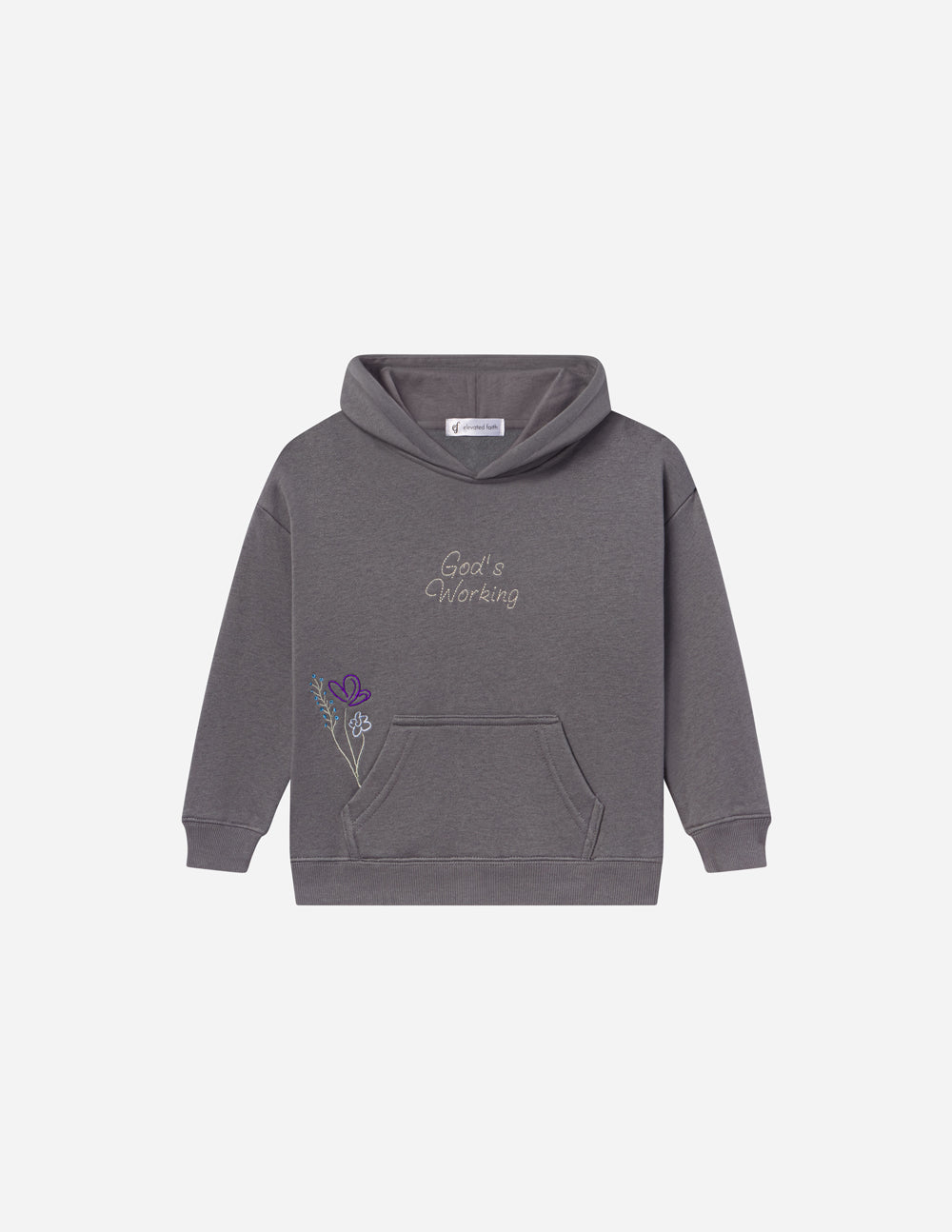Elevated Faith God's Still Working Kids Hoodie
