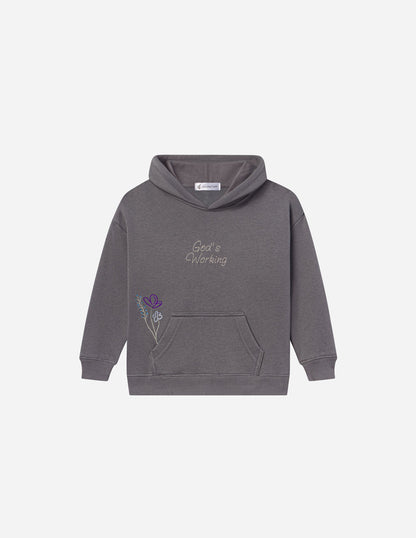 Elevated Faith God's Still Working Kids Hoodie