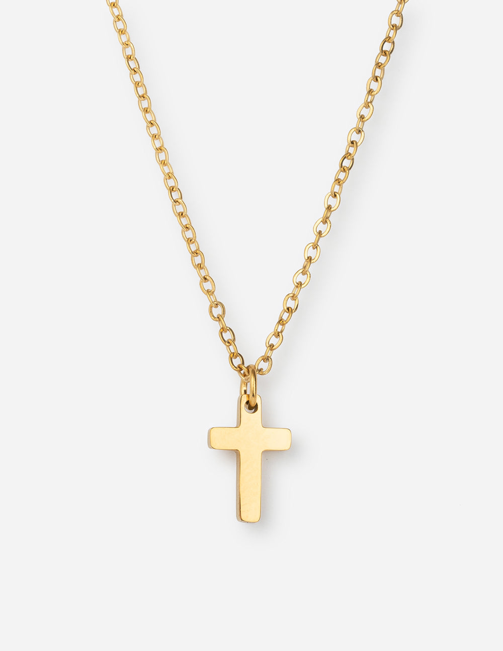 Elevated Faith Gold Cross Necklace
