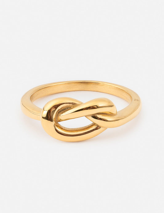 Elevated Faith Gold Knot Ring