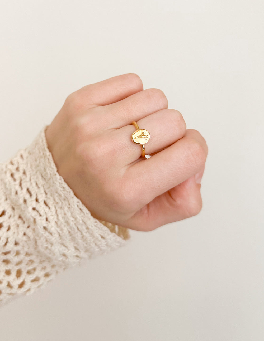 Elevated Faith Gold Wildflower Ring