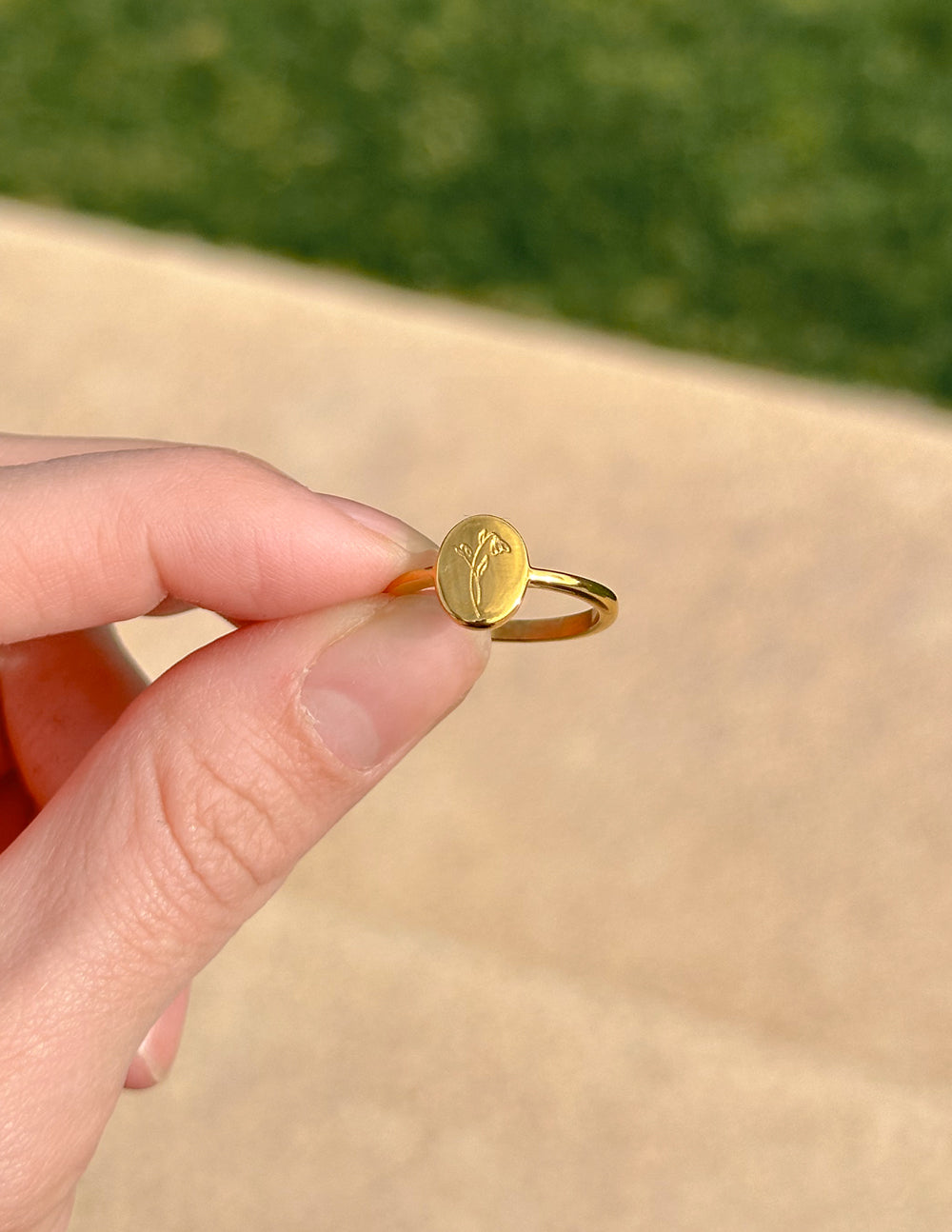 Elevated Faith Gold Wildflower Ring