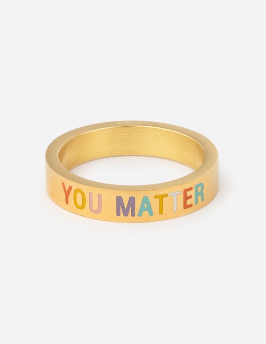Elevated Faith Gold You Matter Ring