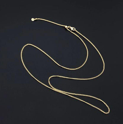 Mint & Lily Italian Milano Sterling Silver Adjustable Chain Necklace