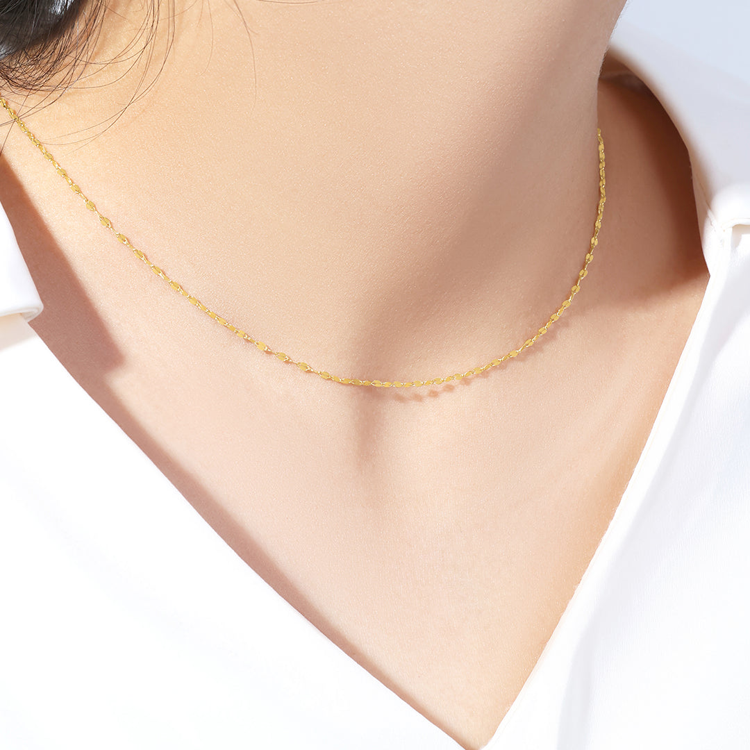 Mint & Lily Petal Chain Necklace