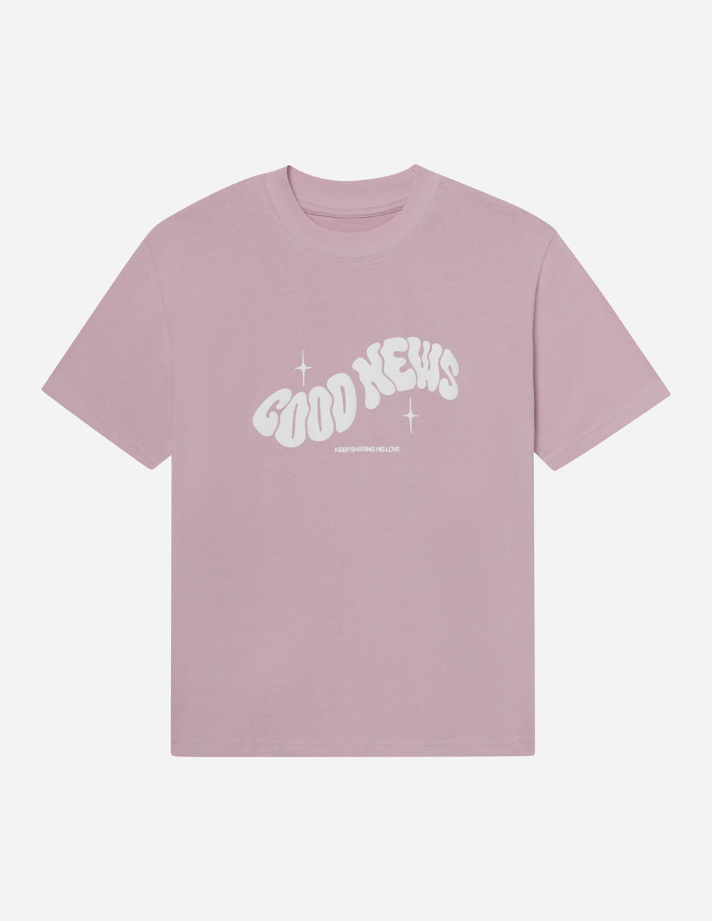 Elevated Faith Good News Pink Unisex Tee