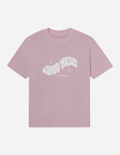 Elevated Faith Good News Pink Unisex Tee