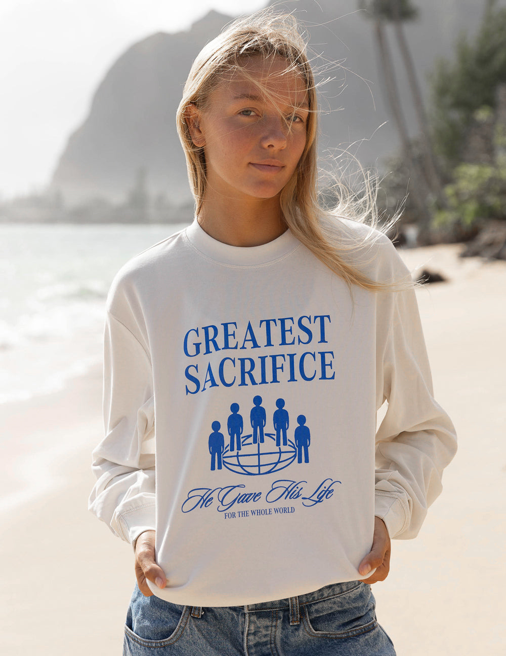 Elevated Faith Greatest Sacrifice LS Unisex Tee