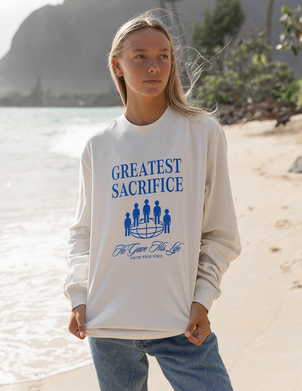 Elevated Faith Greatest Sacrifice LS Unisex Tee