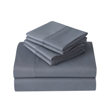 Kathy Ireland 4 Piece Brushed Microfiber Sheet Set