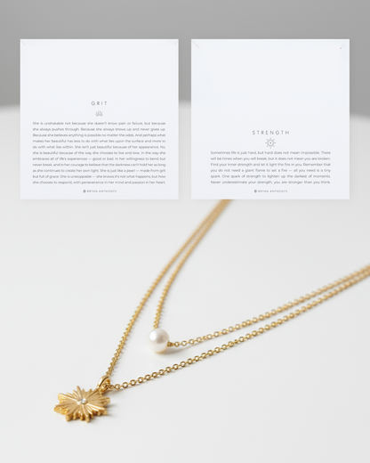 Grit & Strength Layered Necklace Set