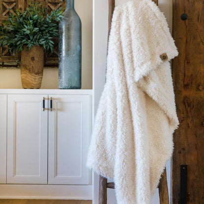 Angel Plush Blanket | Big - Whisper White