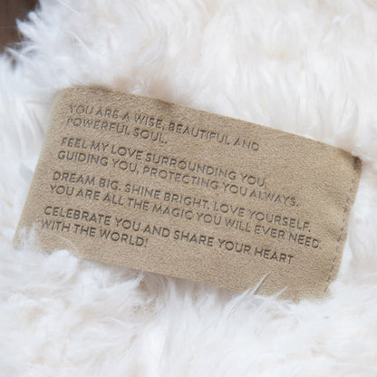 Angel Plush Blanket | Little - Whisper White