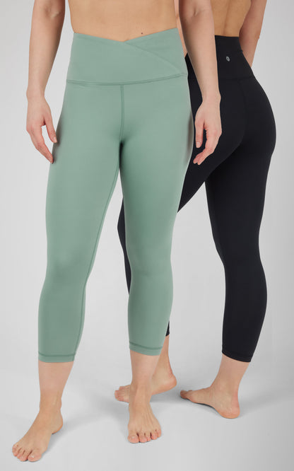 2 PK Interlock Crossover & Everyday Capris