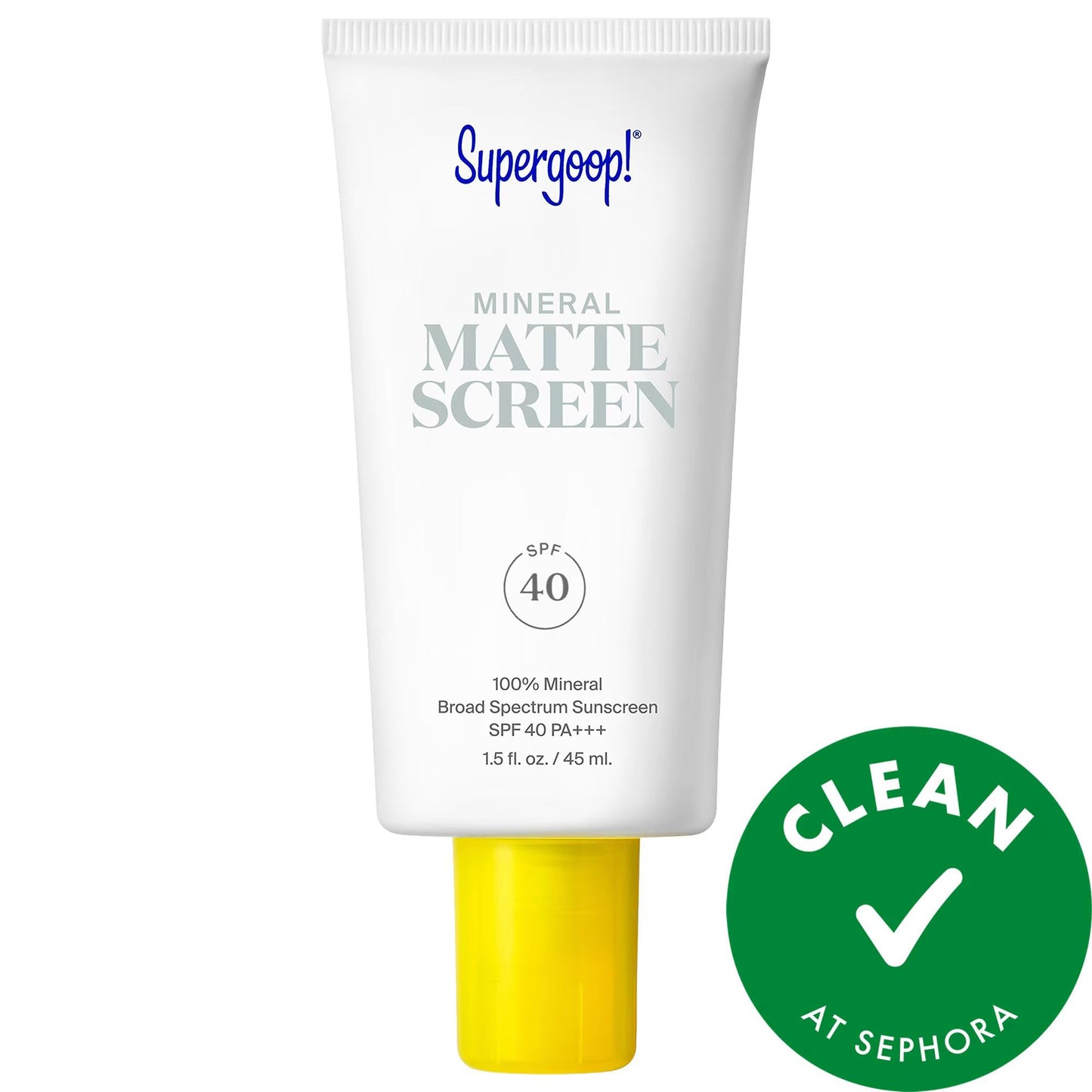 Drunk Elephant 100% Mineral Mattescreen Sunscreen SPF 40 - Vegan, Mattifying Tinted Sunscreen for Oily Skin