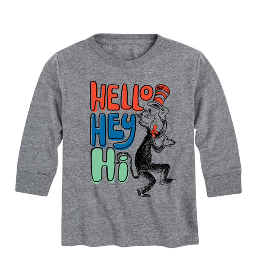Dr. Seuss - Cat In The Hat - Toddler And Youth Long Sleeve Graphic T-Shirt