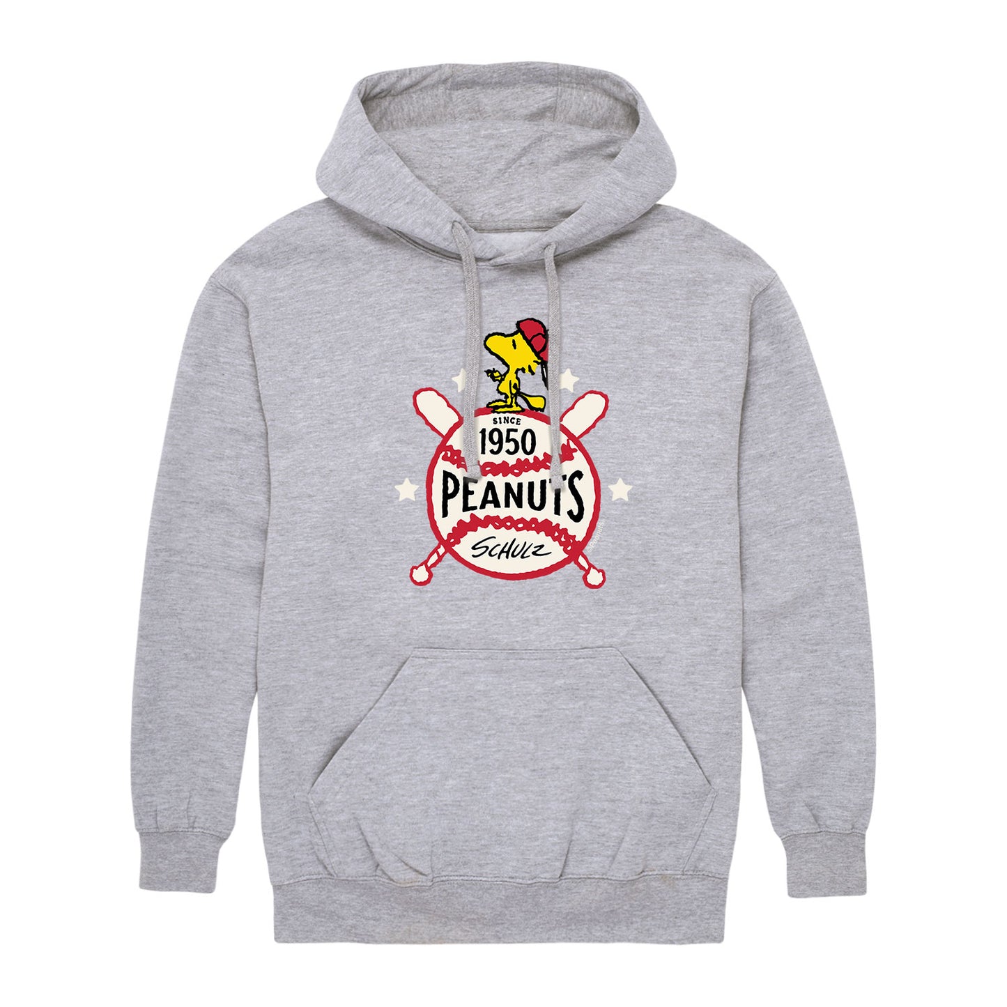 Peanuts - Peanuts Sports - Men's Pullover Hooded Fleece Sweatshirt