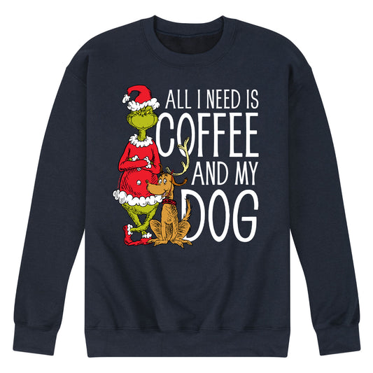 Coffee and My Dog - NAVY-