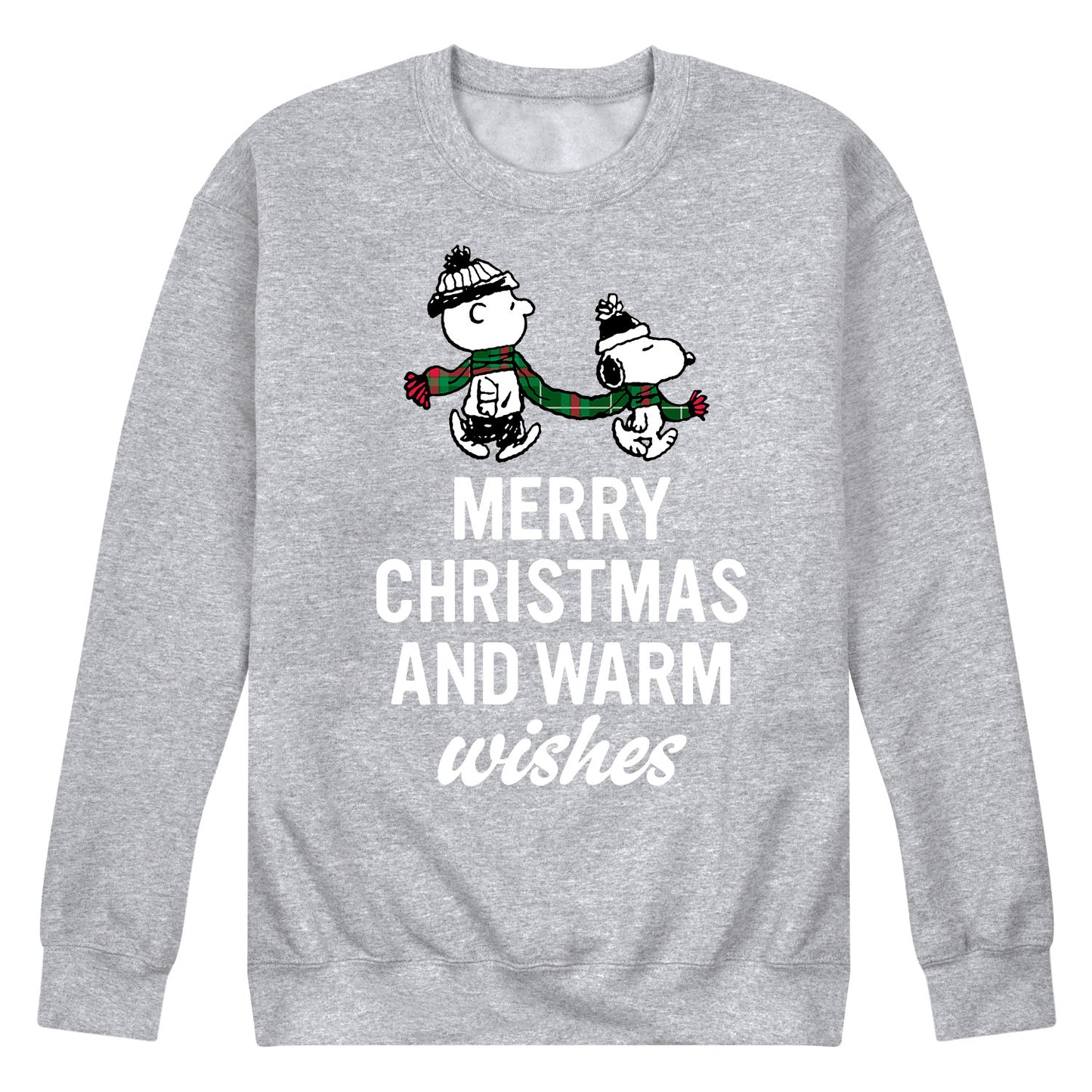 Merry Xmas Warm Wishes - ATHLETIC HEATHER-