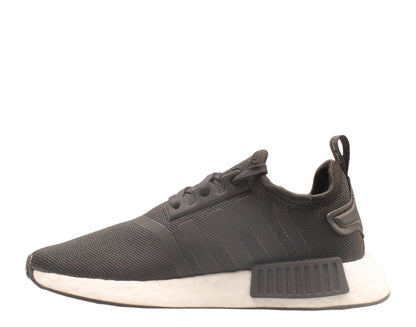 adidas NMD_R1 J Refined Kids' Sneakers — Black/White Running