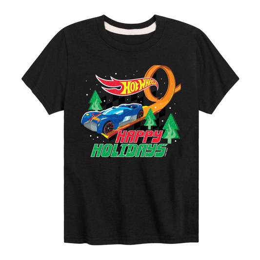 Happy Holidays Loop - BLACK-