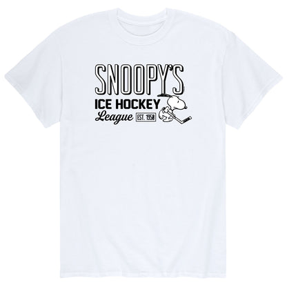 Snoopy's Ice Hockey League - WHITE-