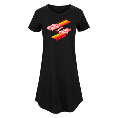 Hot Wheels - Valentine's You Make My Heart Race - Women's Any Way Dress
