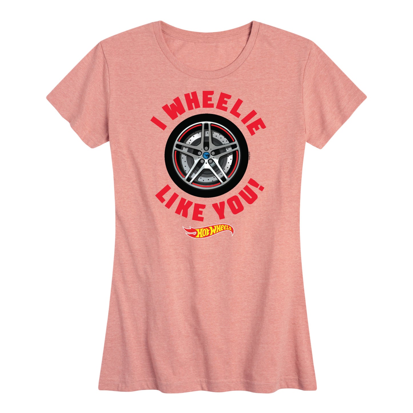Hot Wheels - Valentine's I Wheelie Like You - Women's Short Sleeve Graphic T-Shirt