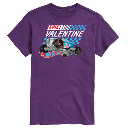 Hot Wheels - Valentine's Epic - Men's Short Sleeve Graphic T-Shirt