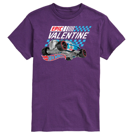 Hot Wheels - Valentine's Epic - Men's Short Sleeve Graphic T-Shirt