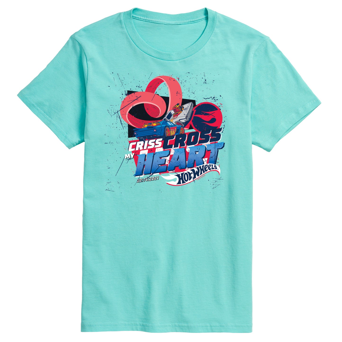 Hot Wheels - Criss Cross Heart - Men's Short Sleeve Graphic T-Shirt