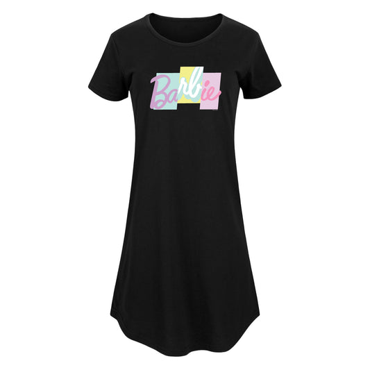 Barbie - Color Block Classic Barbie Logo - Women's Any Way Dress