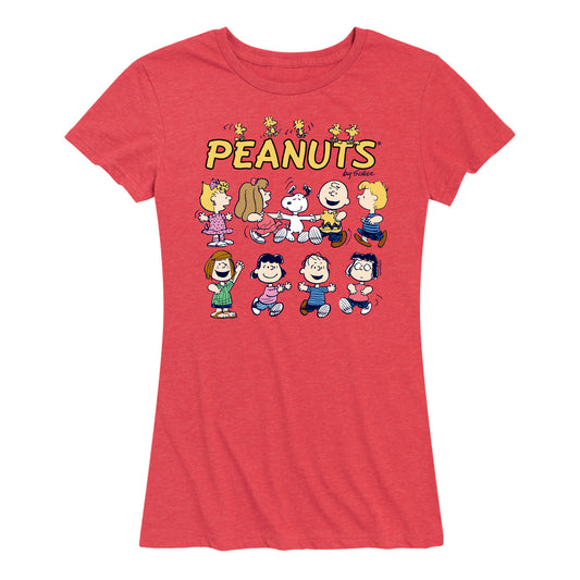 Peanuts - Peanuts Characters - Women's Short Sleeve Graphic T-Shirt