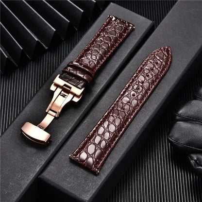 Samsung Galaxy Watch Crocodile Leather Band