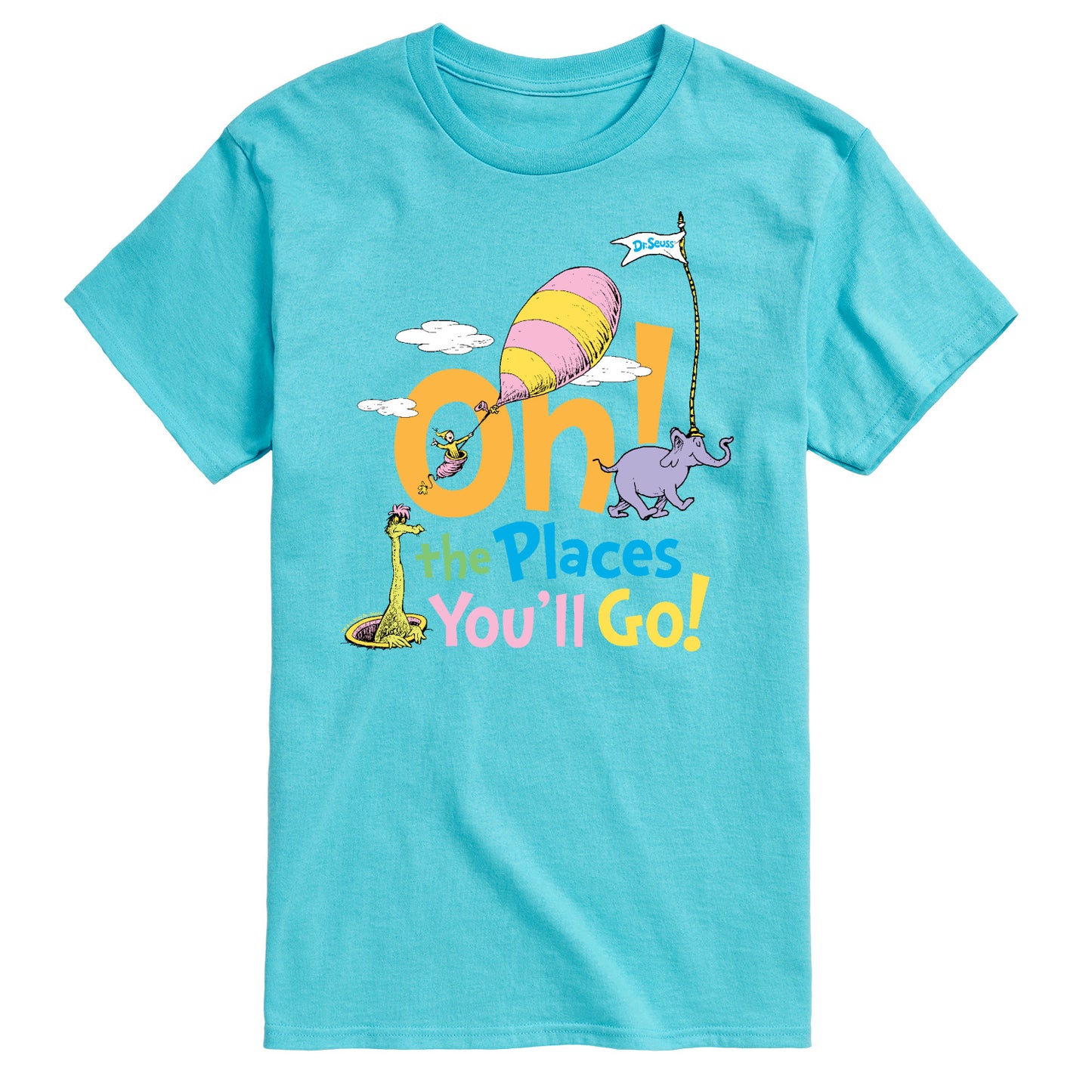 Dr. Seuss - Oh! The Places You'll Go - Men's Short Sleeve Graphic T-Shirt