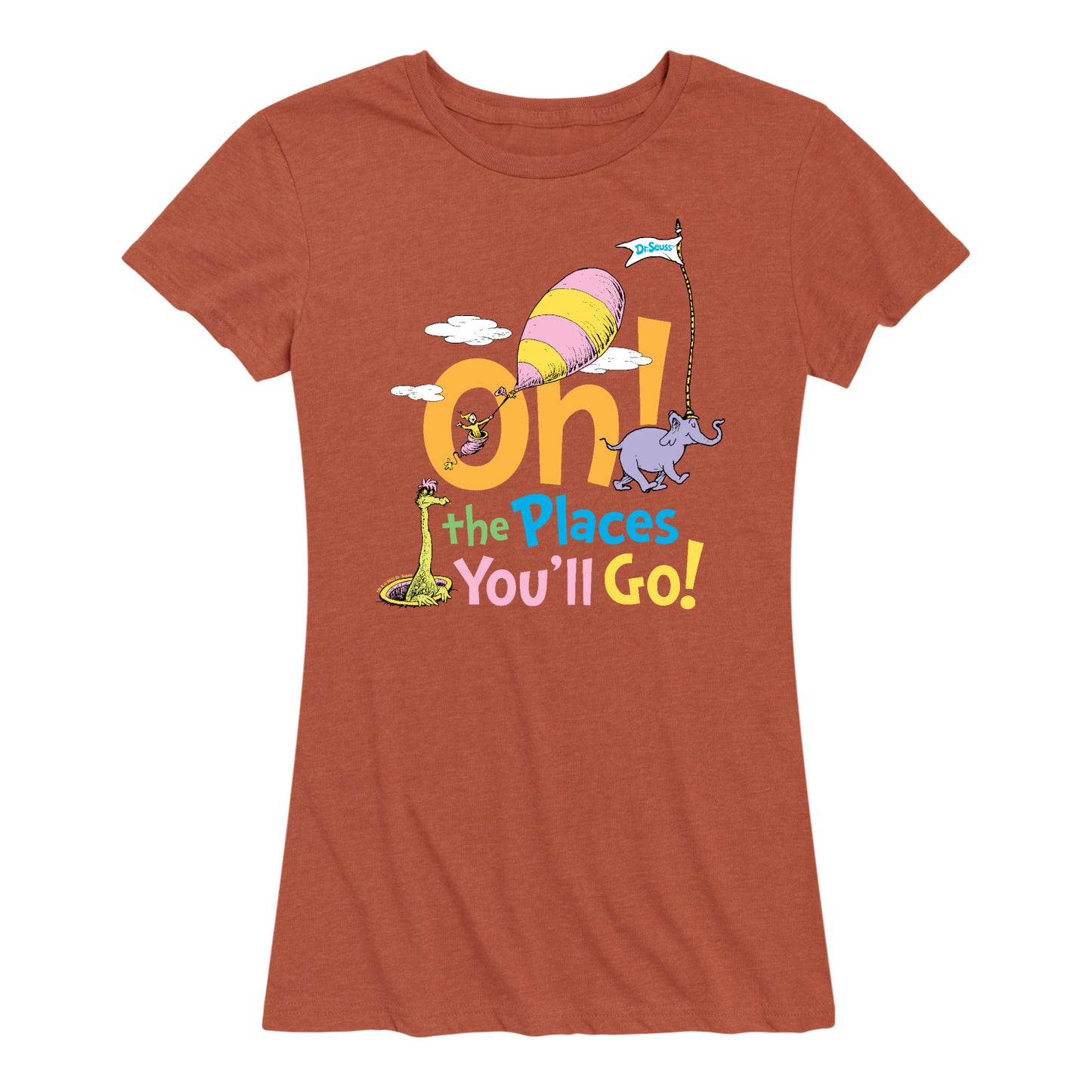 Dr. Seuss - Oh! The Places You'll Go - Women's Short Sleeve Graphic T-Shirt