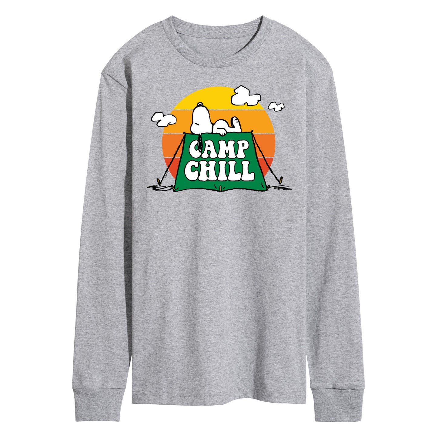 Peanuts - Camp Chill - Men's Long Sleeve T-Shirt
