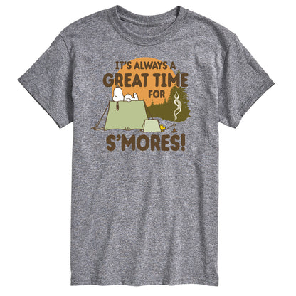 Peanuts - It Always A Great Time For Smores - Men's Short Sleeve Graphic T-Shirt